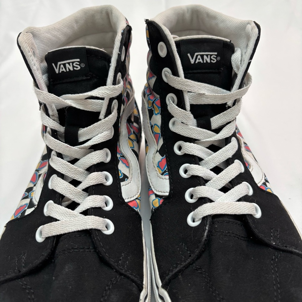 Vans Filmore Hi Checkerboard Black and White High-Top Sneakers - Picture 2 of 12